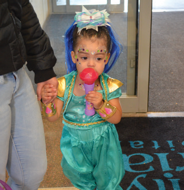 Cute baby dressed up for Halloween at CCMH