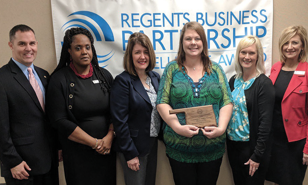 CCMH Receives Regents Business Partnership Excellence Award