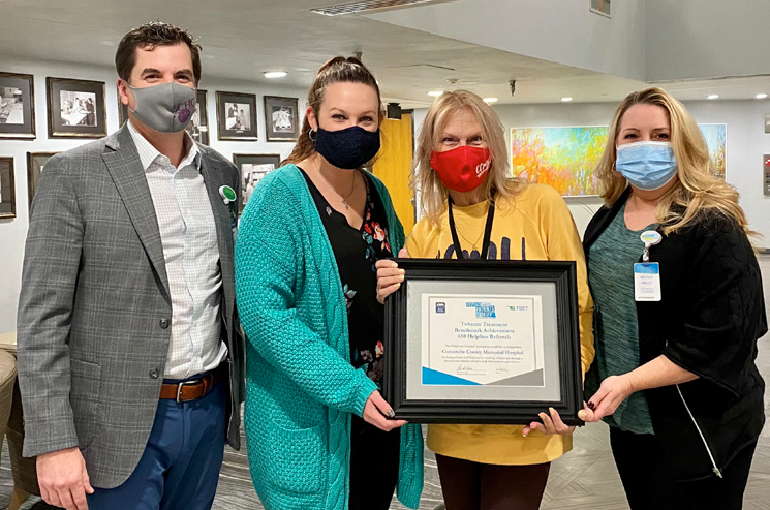 CCMH Tobacco Cessation Recognized