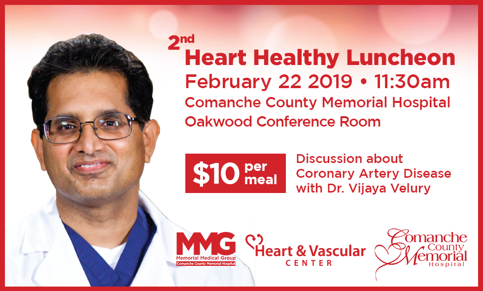 2nd Heart Healthy Luncheon – February 22, 2019