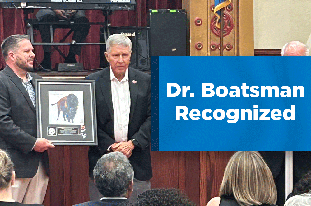 Dr. Boatsman Recognized