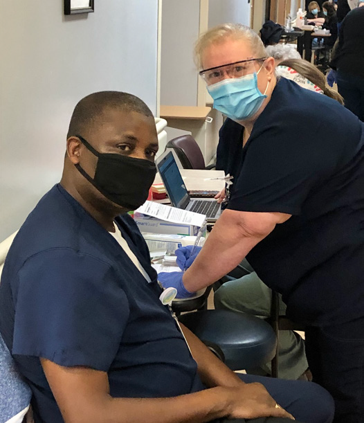 CCMH employee about to be given new COVID vaccine