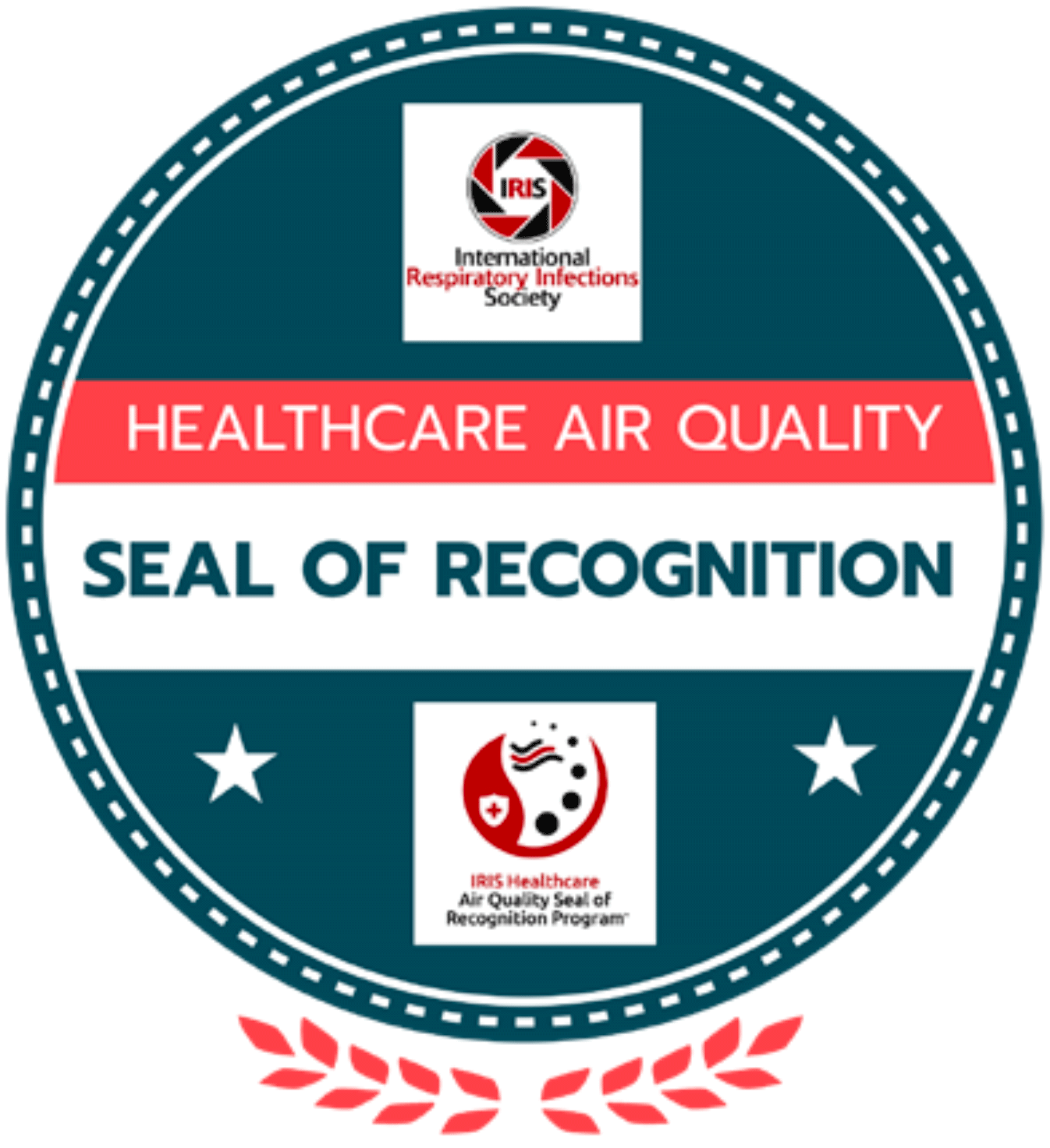 IRIS Healthcare air Quality Seal of Recognition 