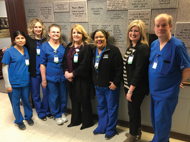 Image of Connie Bryant and coworkers