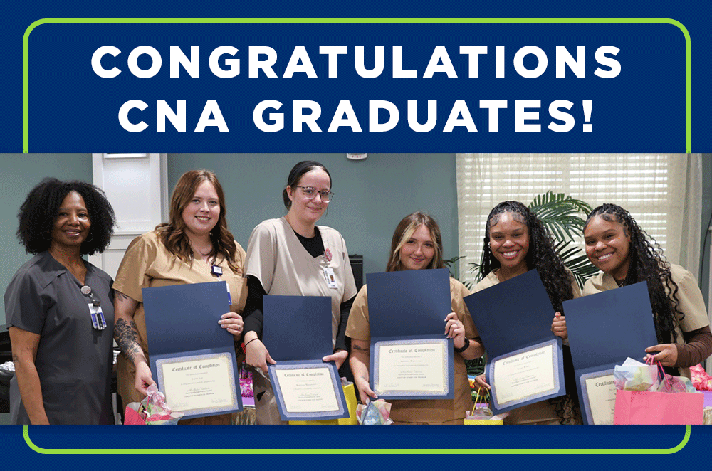 Congratulations CNA graduates!