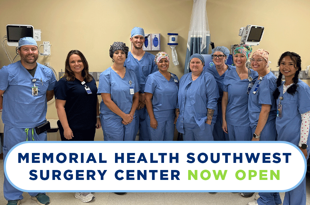 Memorial Health Southwest Surgery Center now open