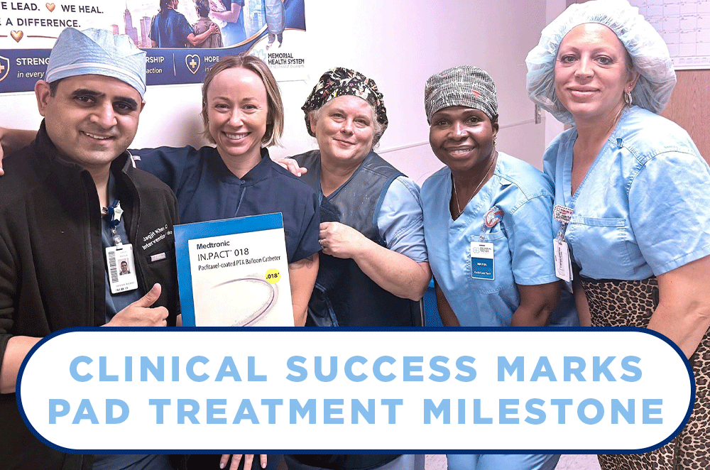Clinical success marks PAD treatment milestone