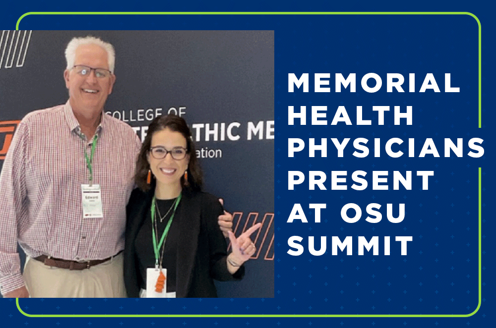 Memorial Health physicians present at OSU summit