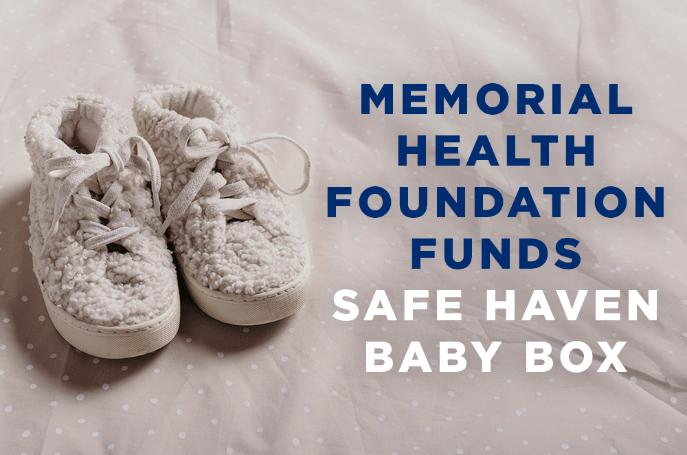 Memorial Health Foundation funds Safe Haven Baby Box