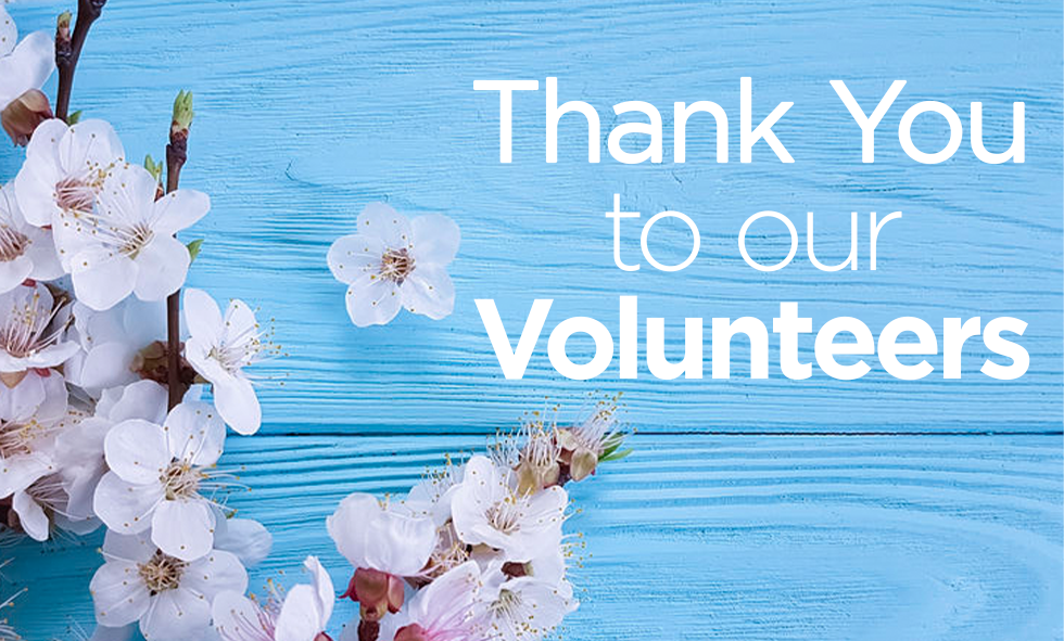 Thank You to Our Volunteers